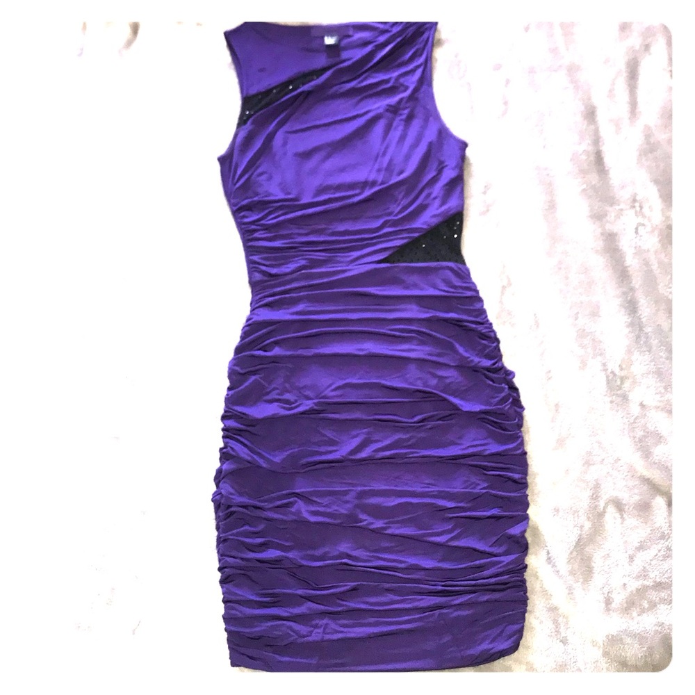 Forever 21 Purple bodycon Dress Size S